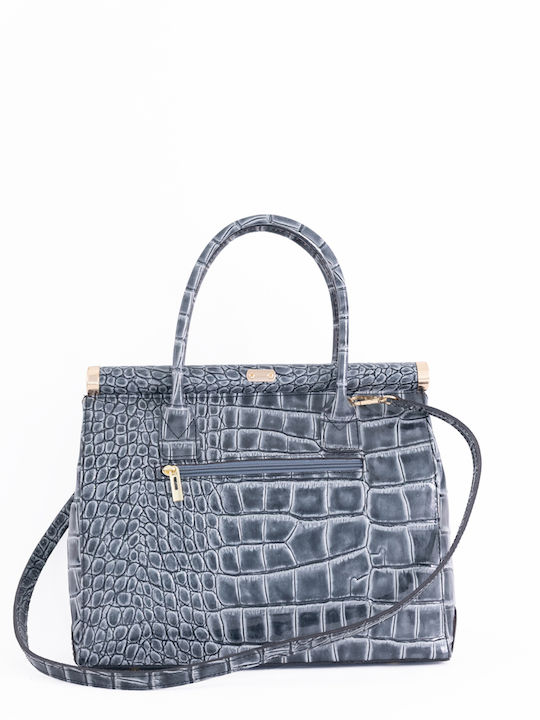 Burgunderrote Damen-Schultertasche aus Leder