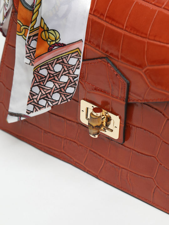 Leather Women's Satchel Bag Brown