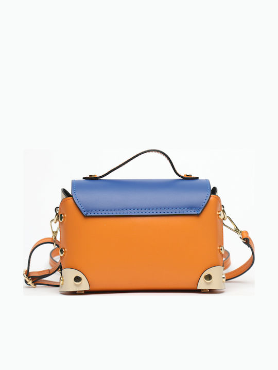 Women's Fuchsia Leather Shoulder Bag