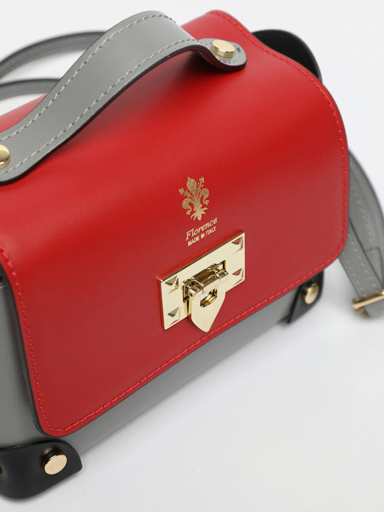 Women's Fuchsia Leather Shoulder Bag