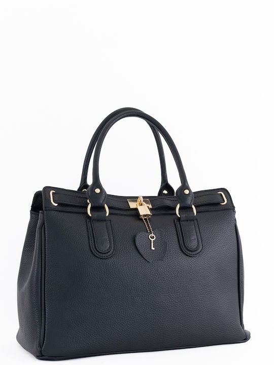 Olivegrüne Damen-Schultertasche aus Leder