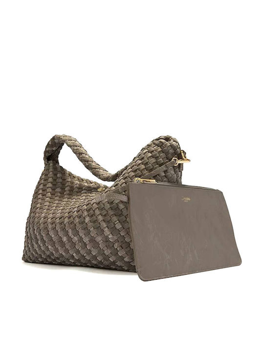 Grey Women's Shoulder Bag