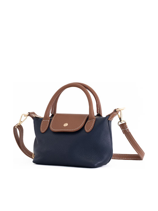 Burgunderrote Damen-Schultertasche aus Leder