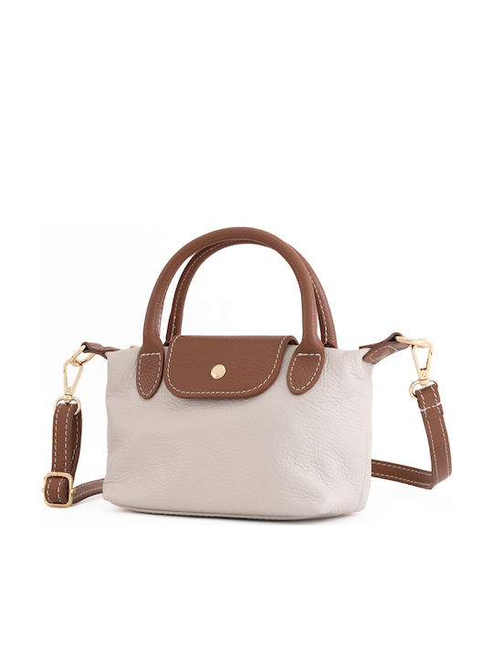 Burgunderrote Damen-Schultertasche aus Leder