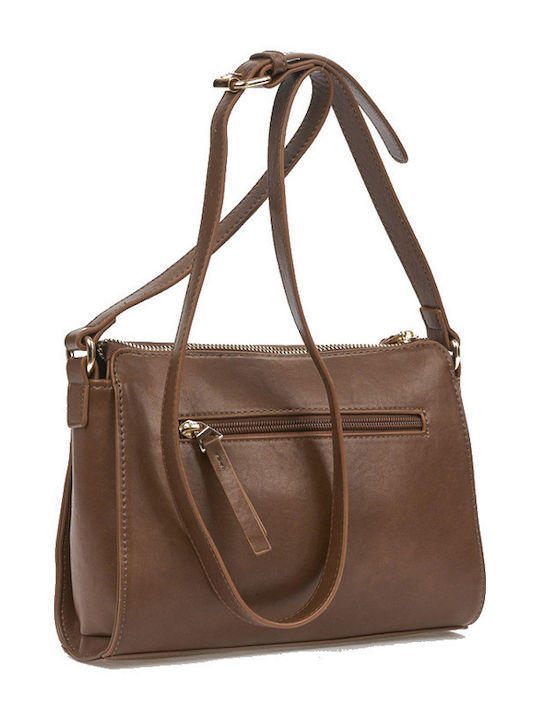 Damen-Crossbody-Tasche in Puderrosa