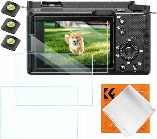 K&F 3er-Set 9H Displayschutzglas K&F Sony ZV-E1 A7 IV A6700 A7C II K&F Concept SKU.2198