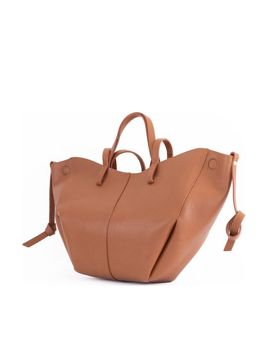 Set aus Burgunderroter Damen-Ledertasche für Hand und Schulter