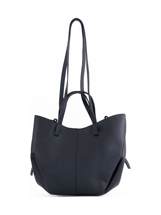 Set aus Burgunderroter Damen-Ledertasche für Hand und Schulter