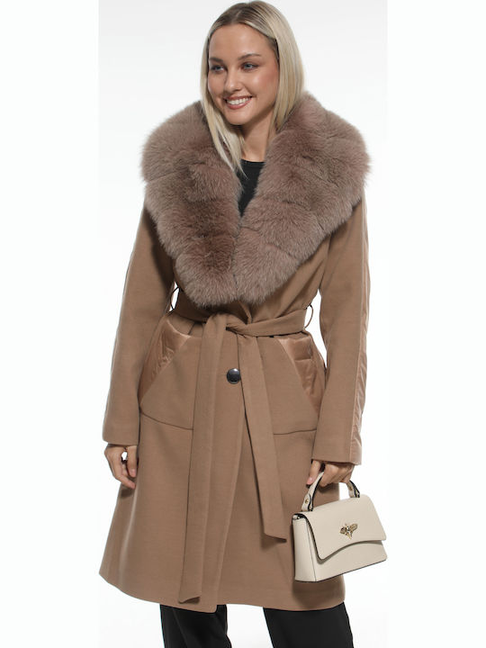 Grüne Damen-Ledertasche im Satchel-Stil