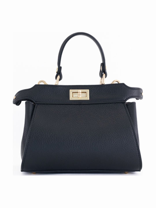 Khaki Leather Women's Shoulder Bag