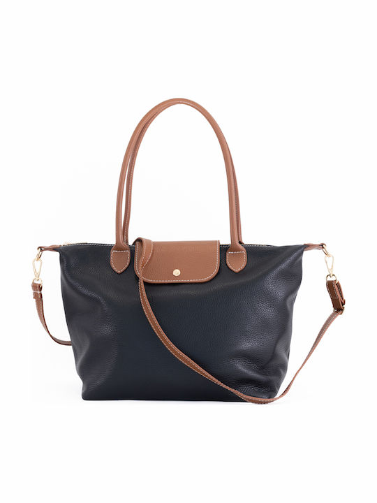 Bordeauxrote Damen-Schultertasche aus Leder