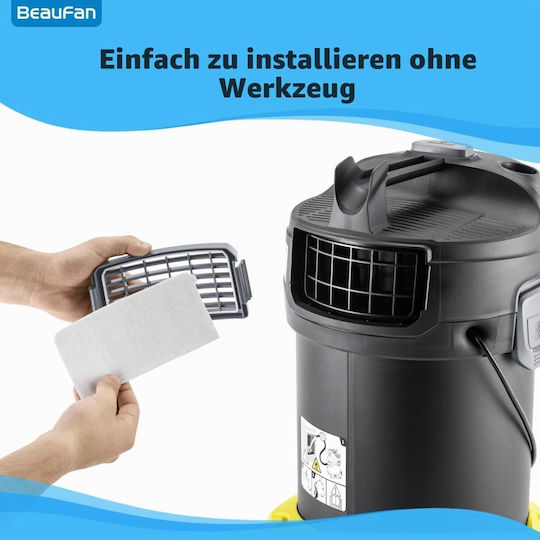 Filtre pentru Aspirator de Cenușă Compatibile cu Karcher 6 Bucăți