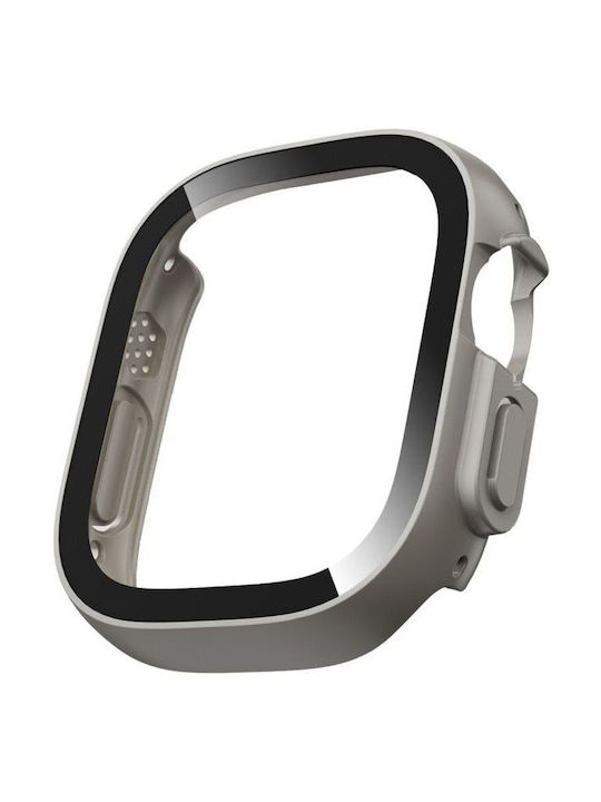 Tech-protect Defense 2-pack Apple Watch Ultra 1 2 3 4 49 Mm Titanium & Clear 5906302399123