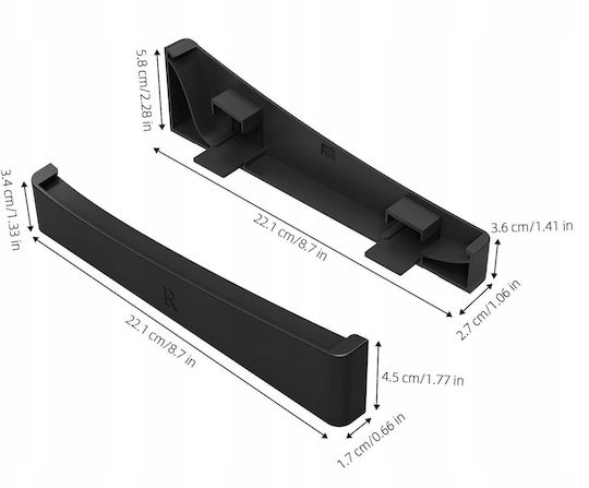 Jys Suport de încărcare pentru PS5 / PS5 Slim Negru