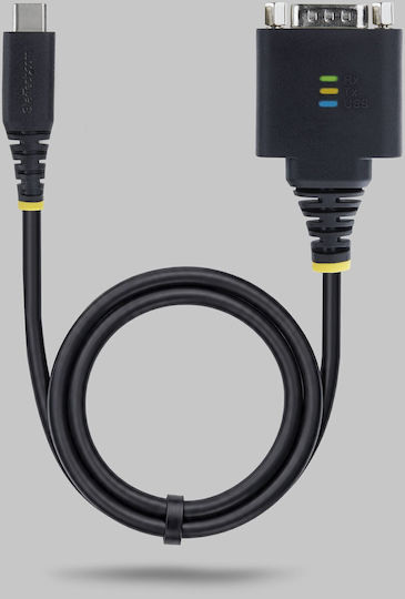 StarTech 1P1FFC-USB-C-SERIAL USB-C Male to Serial Female Converter Gold