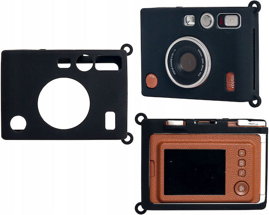 Μαύρη Θήκη Σιλικόνης Fuji Fujifilm Instax Mini Evo