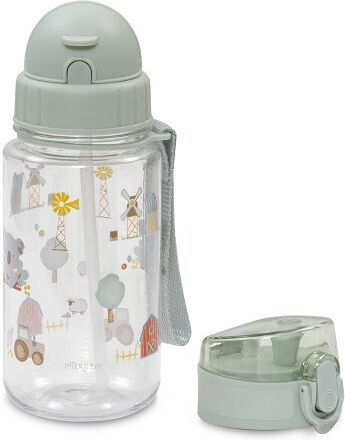 Interbaby Set de Masă pentru Copii din Plastic 0,35 l Verde
