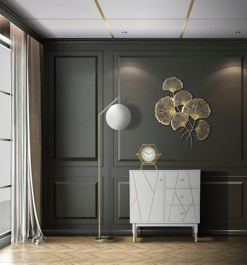 Mauro Ferretti Floor Lamp H179cm with E27 Bulb Holder Gold