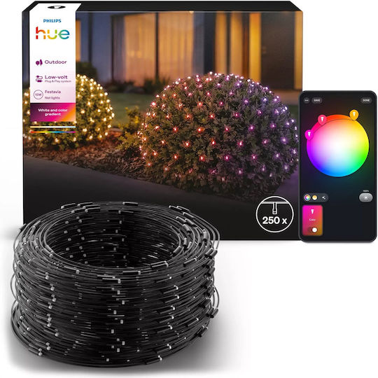 250 Lumini Smart LED 3,5 m x 100 cm, Albe, Tip Plasă