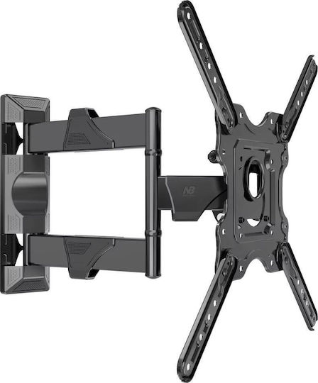 North Bayou Nb P4 TV-Wandhalterung mit Arm bis 55" Silber