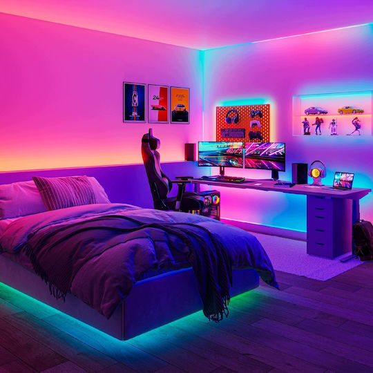 Philips Smart Ταινία LED Remo Wi-Fi Τηλεόρασης 220V RGB Φως 5m με Τηλεχειριστήριο