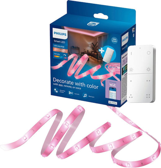 Philips Smart Ταινία LED Remo Wi-Fi RGB Φως 10m με Αισθητήρα Κίνησης, Τροφοδοτικό & Τηλεχειριστήριο