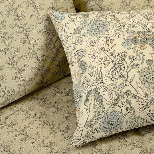Melinen Ultra Eduarda Μονή 165x245cm Olive/aqua