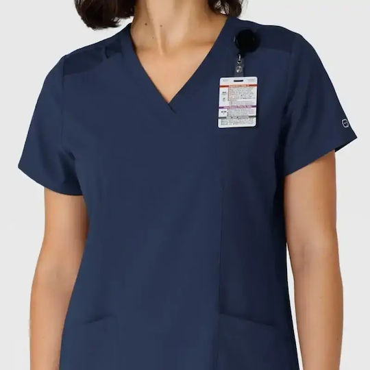 WonderWink Bluză Medicală de Damă Albastru Marin