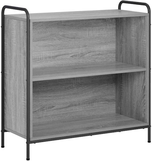 Bookcase Grey Sonoma 80x33x80 cm
