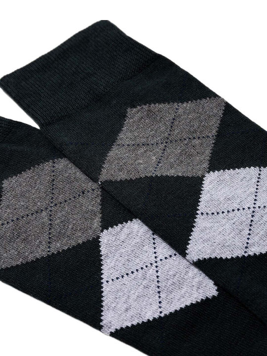 Tiffosi Men's Socks with Green Patterns
