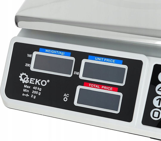Togo Професионална Прецизна Везна с Капацитет на Претегляне 40 kg и Точност 2 g