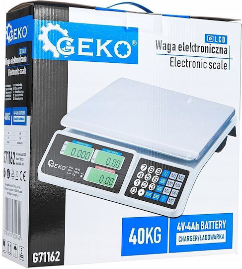 Togo Професионална Прецизна Везна с Капацитет на Претегляне 40 kg и Точност 2 g