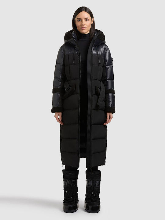 Damen-Winterjacke Schwarz