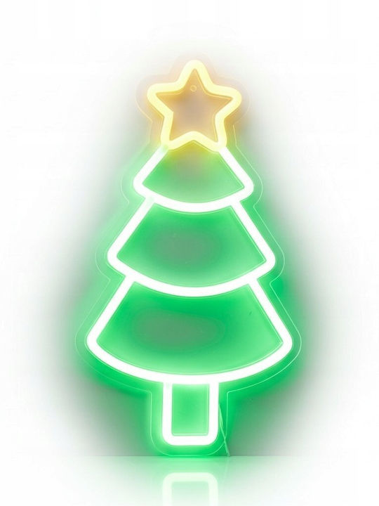 Weihnachtsdekoration Home Styling Collection Weihnachtsschild LED-Neon 23 x 22 cm Weihnachtsdekoration Home Styling Collection Weihnachtsschild LED-Neon 23 x 22 cm