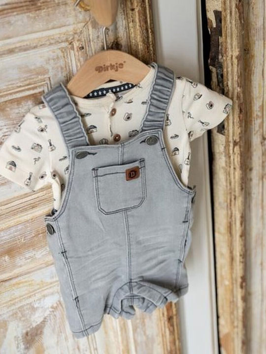 Graue Kinderlatzhose