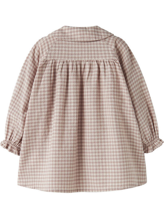 Rochie pentru Copii În Carouri Multicoloră