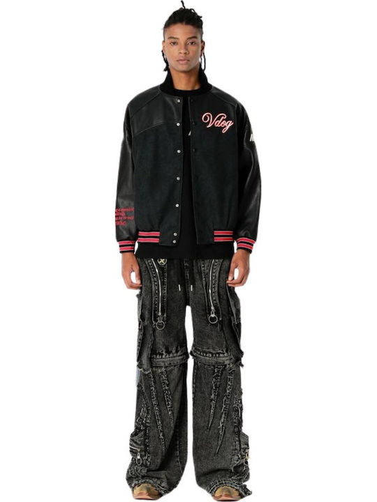 Lederjacke Black