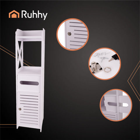 Ruhhy Dulap de Baie 80x20x21cm Alb