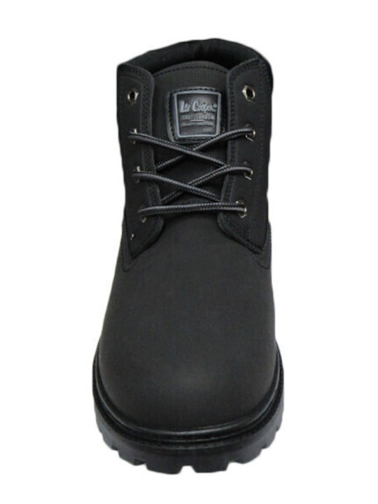 Black Leather Chukka Boots