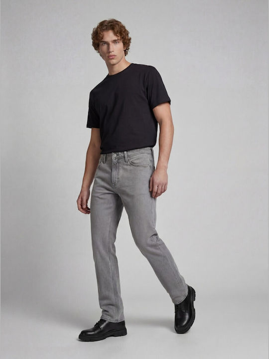 Herrenjeans Relaxed Straight Fit Grau