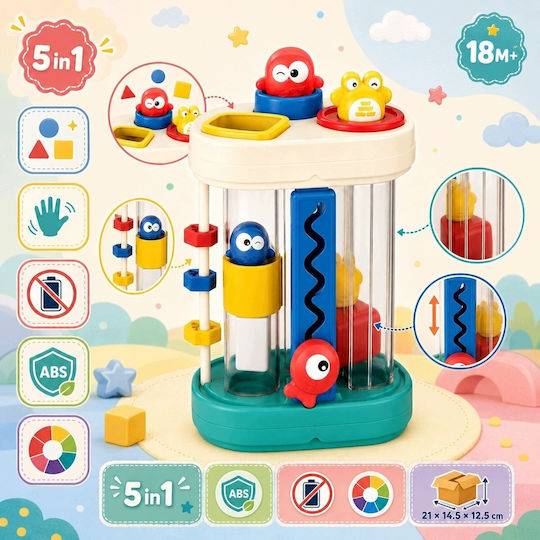 Παιχνίδι Ταξινόμησης Σχημάτων Shape Roller για 18+ Μηνών