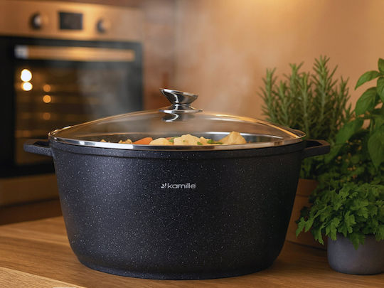 Lumarko Βαθιά Κατσαρόλα από Αλουμίνιο 13.5lt / 36cm