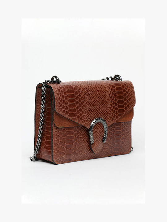 Purple Suede Leather Women's Shoulder Bag