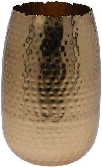 Lumarko Gold Metal Vase 18xH18cm Lumarko Gold Metal Vase 18xH18cm