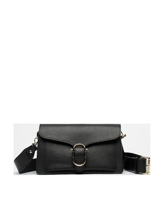 Beige Leather Women's Shoulder Bag