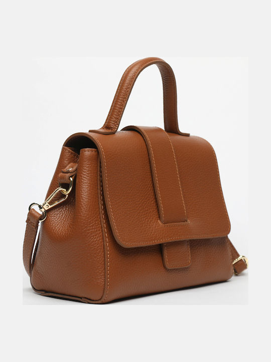 Beige Leather Women's Bag