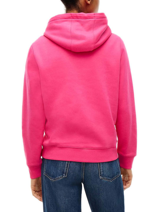 Tommy Hilfiger Women's Fuchsia Hooded Sweatshirt