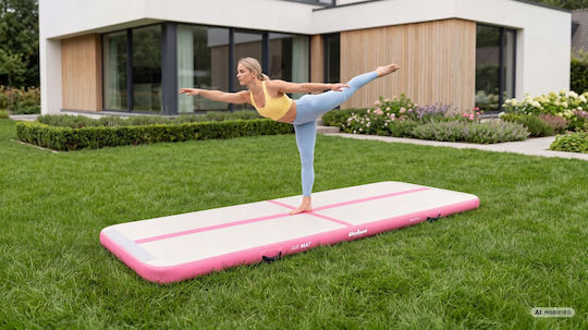 Rebel Active AirTrack Στρώμα Ενόργανης Γυμναστικής Ροζ (300x100x10cm)