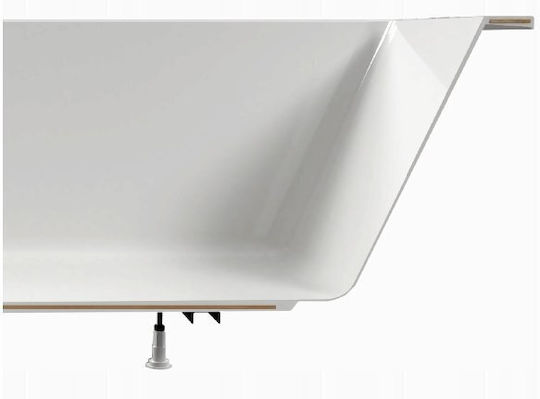 Excellent Electrics Μπανιέρα Ακρυλική 170x75cm