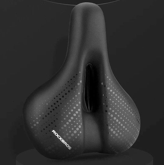 Rockbros Black Bicycle Saddle 240 x 195 mm